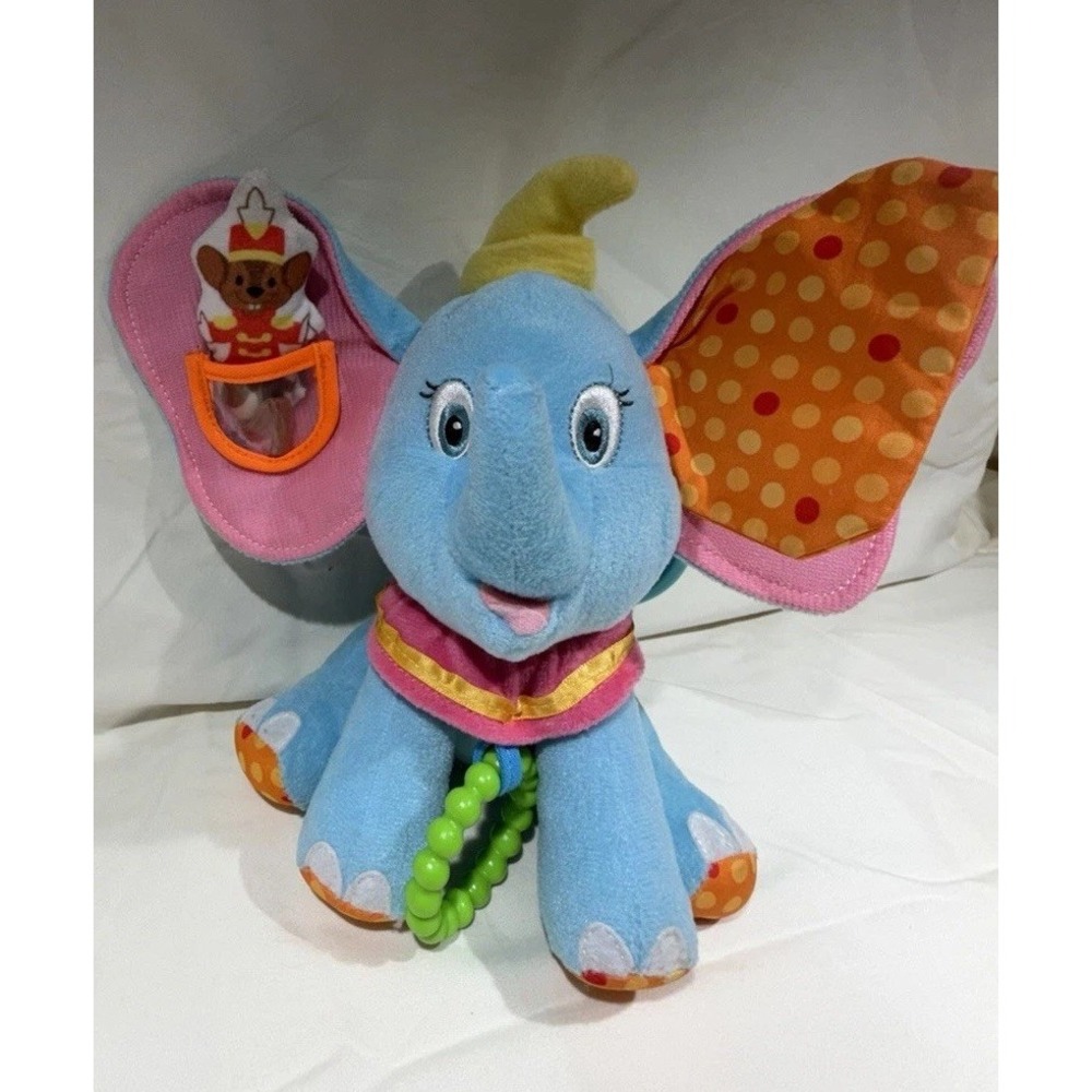 Disney Baby Dumbo Plush Stuffed Animal Activity‎ Toy Babies Toddler